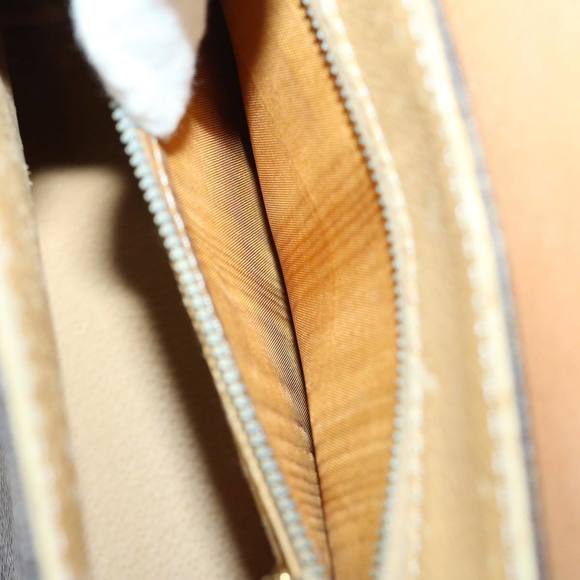 CELINE Macadam Canvas Hand Bag PVC 2way Brown Auth 66450 - Picture 11 of 16